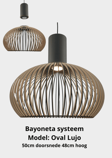 Hanglampen Bayoneta Systeem