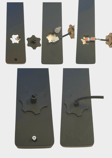 Plafondbalk met bajonetsluiting